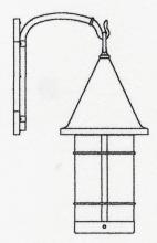 Arroyo Craftsman VB-11CS-P - 11" valencia wall mount