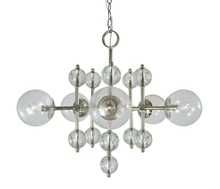 Framburg 4945 SB - 5 Light Satin Brass Solaris Chandelier