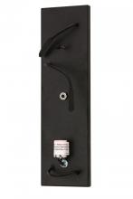 Meyda White 105137 - 4"W Black Wall Sconce Hardware