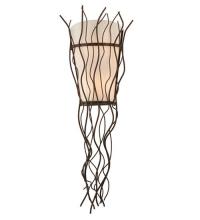 Meyda White 118544 - 12" Wide Rama Wall Sconce